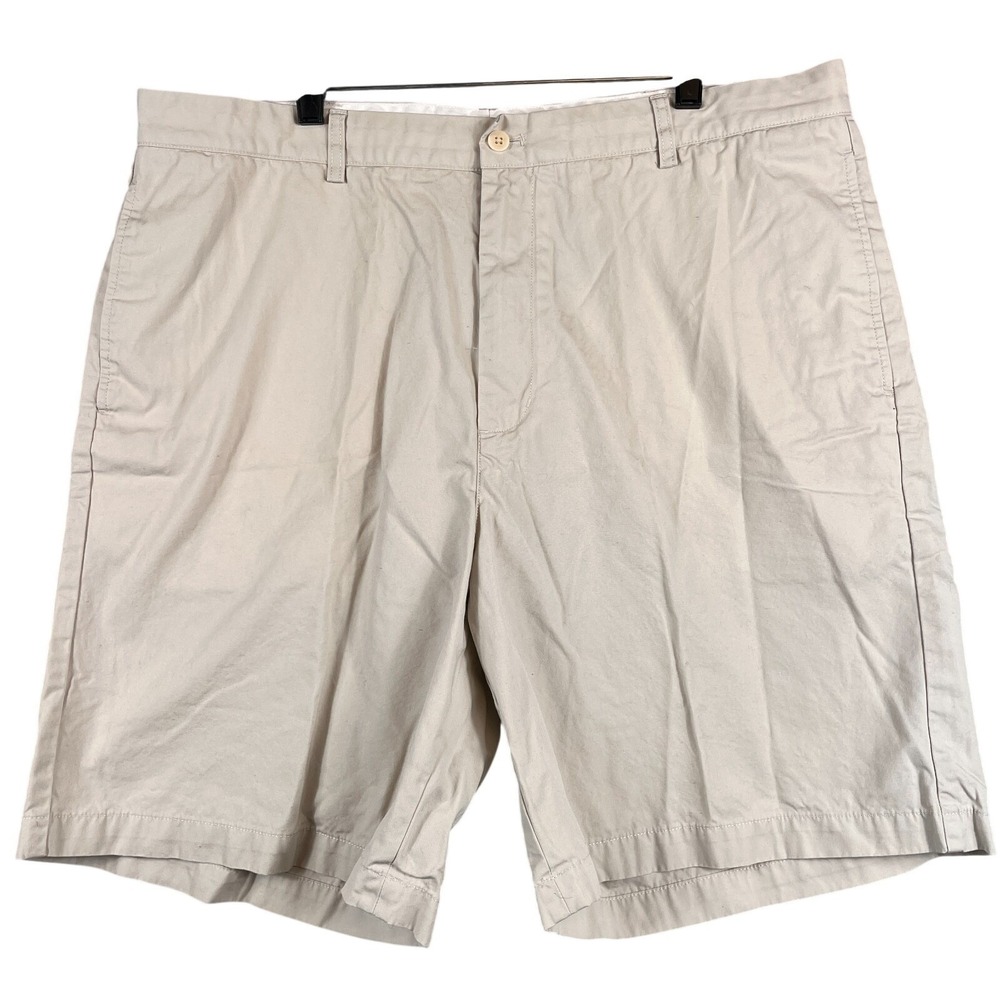 Vineyard Vines Mens 40 Links Shorts Flat Front 100% Cotton Khaki Preppy Golf Fit